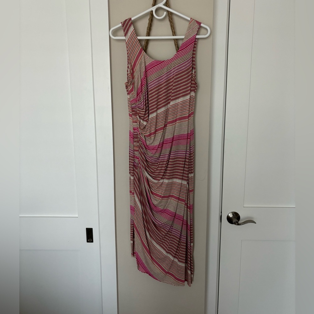 Bailey/44 striped midi dress, size medium